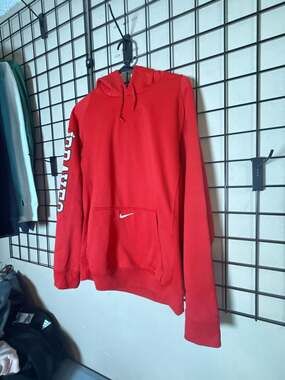Nike Therma-Fit Braves Hoodie Size S Red Pullover